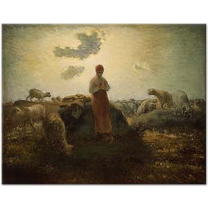 The Keeper of the Herd by Jean-François Millet