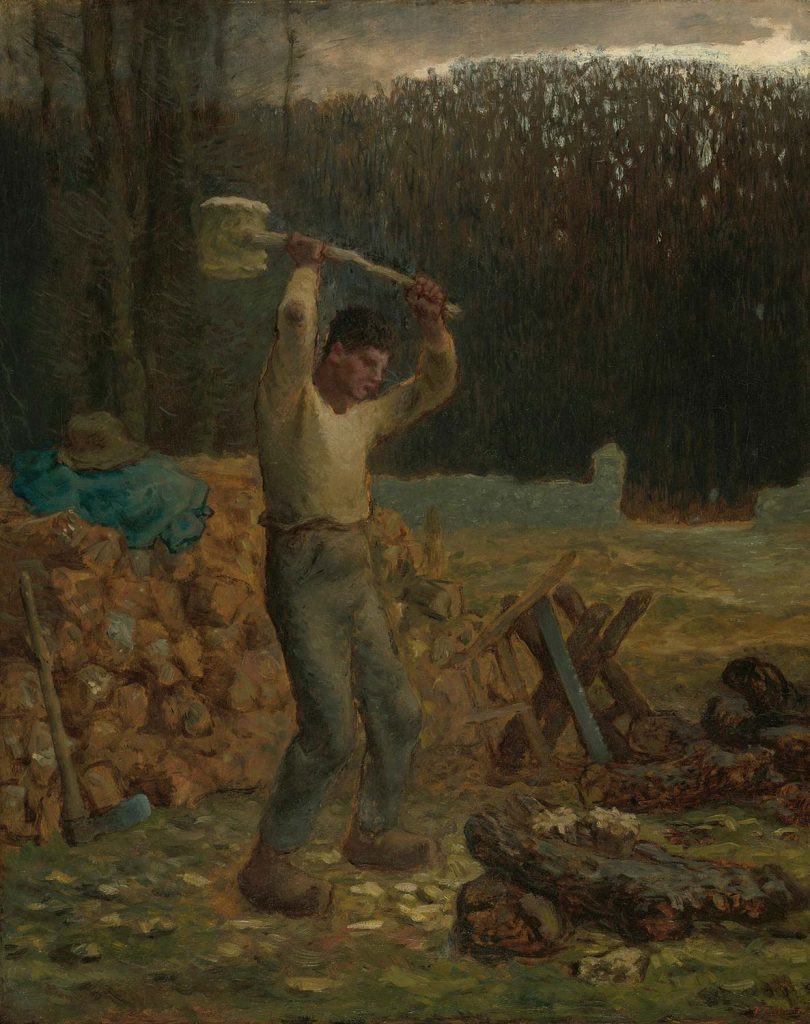 The Woodchopper by Jean-François Millet