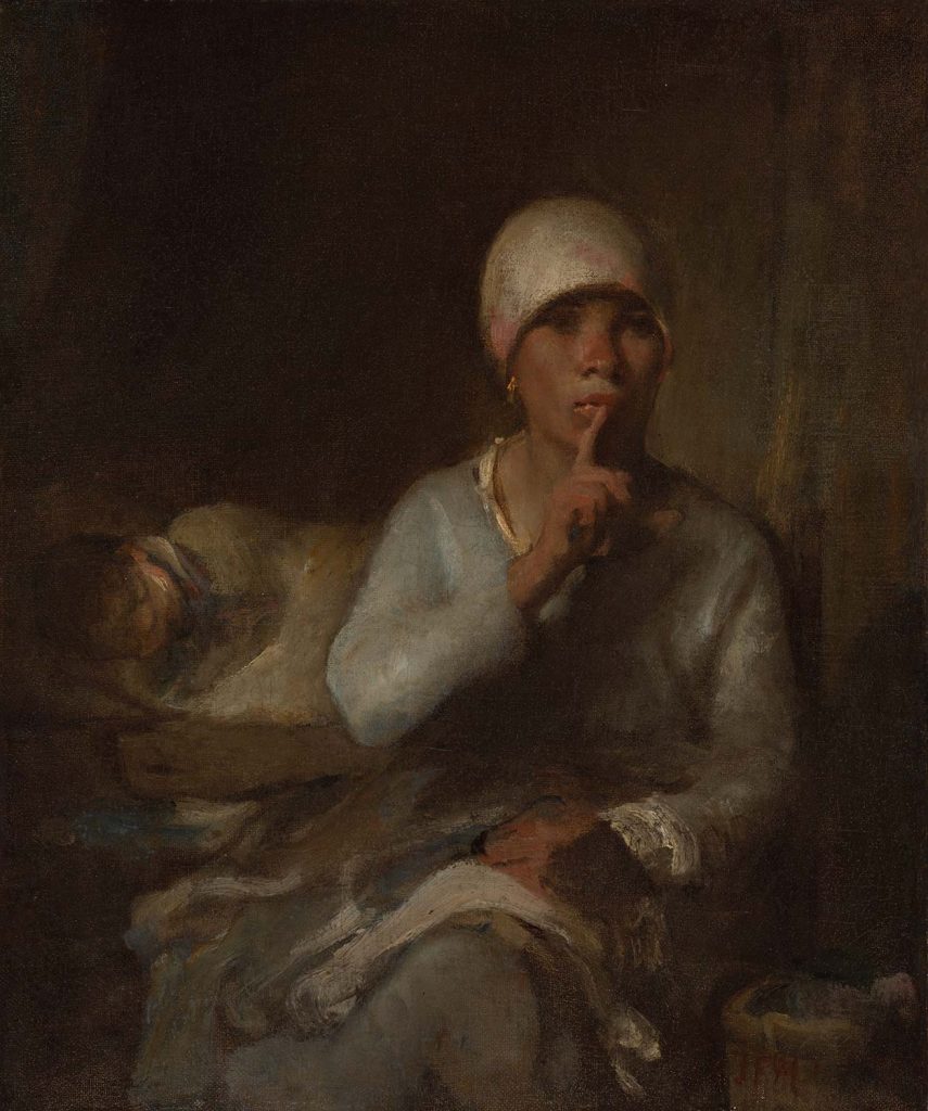 Woman and Child (Silence) by Jean-François Millet