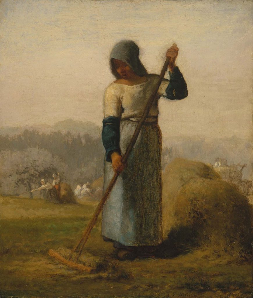 Woman with a Rake by Jean-François Millet