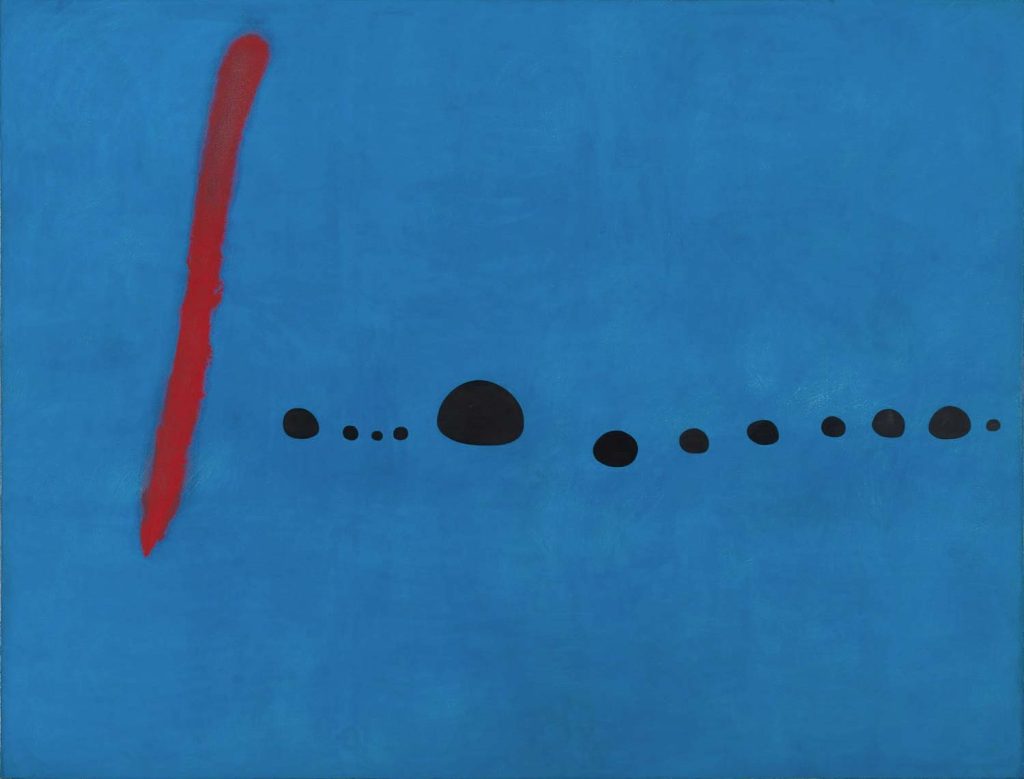 Blue II by Joan Miró