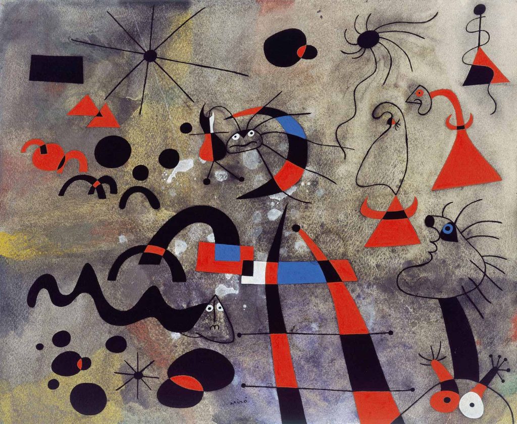 The Escape Ladder by Joan Miró