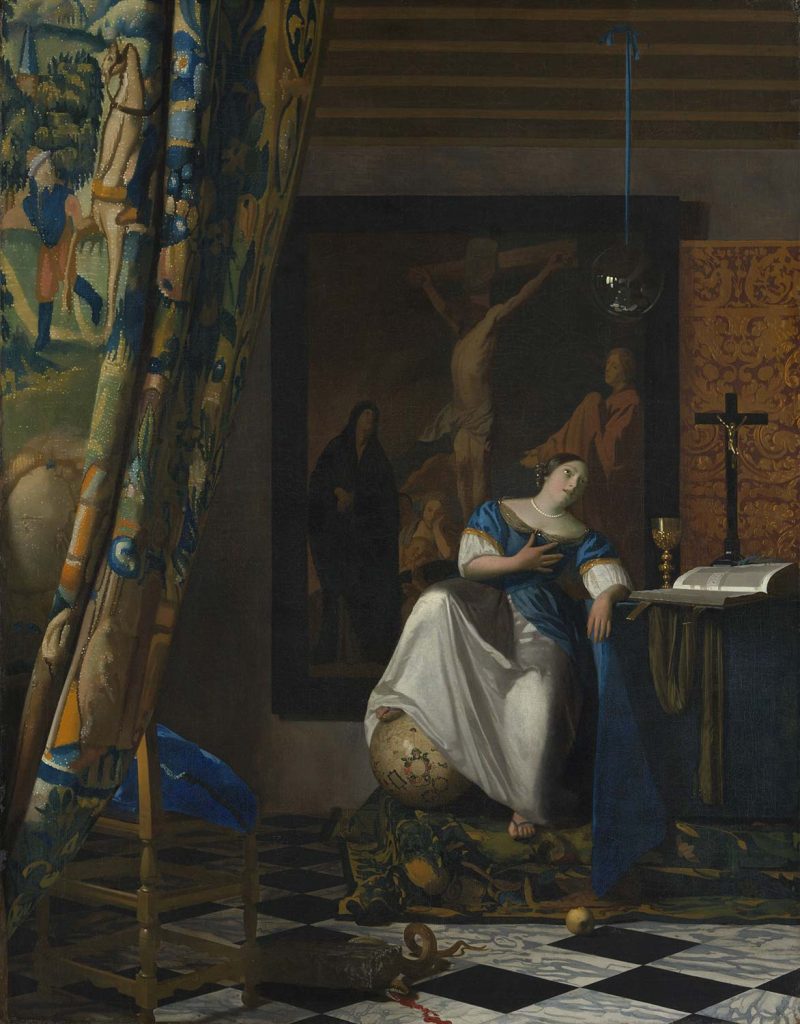 Allegory of the Catholic Faith by Johannes Vermeer