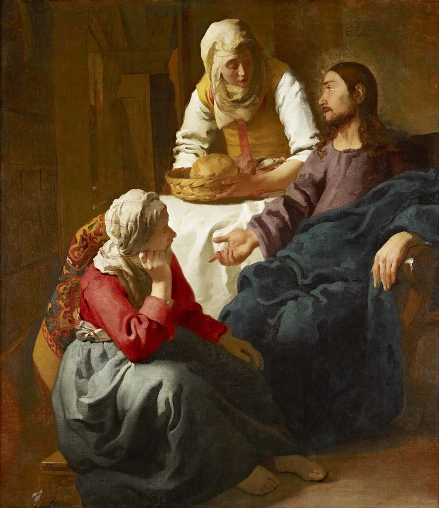 Christ in the House of Martha and Mary by Johannes Vermeer