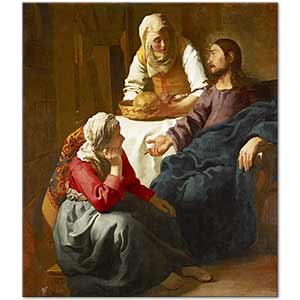 Christ in the House of Martha and Mary by Johannes Vermeer