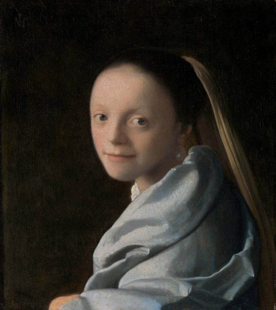 Study of a Young Woman by Johannes Vermeer