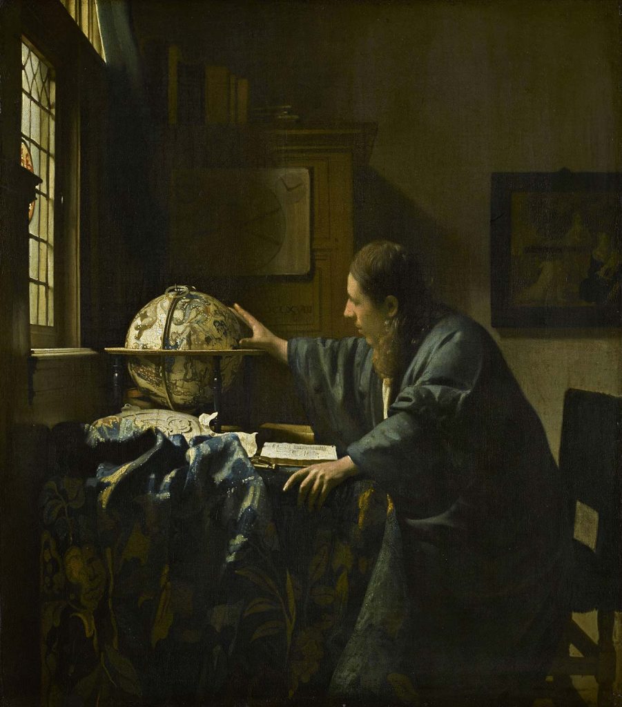 The Astronomer by Johannes Vermeer