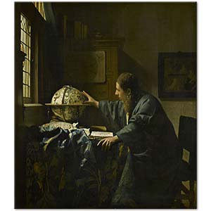 The Astronomer by Johannes Vermeer