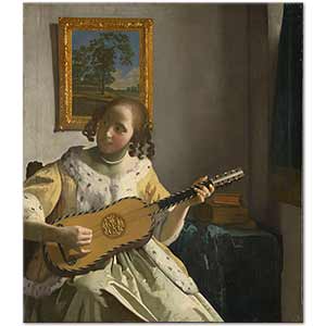 The Guitar Player by Johannes Vermeer