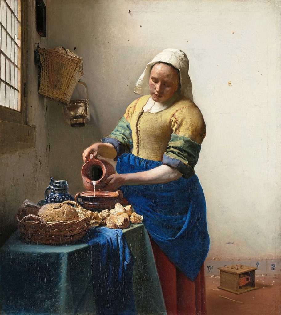 The Milkmaid by Johannes Vermeer