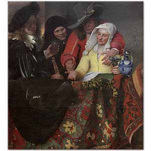 The Procuress by Johannes Vermeer