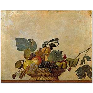 Basket of Fruit by Caravaggio