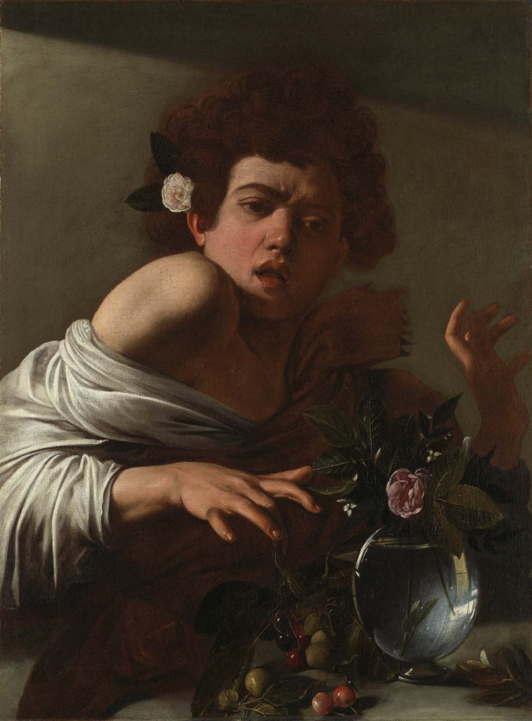 Boy Bitten by a Lizard by Caravaggio