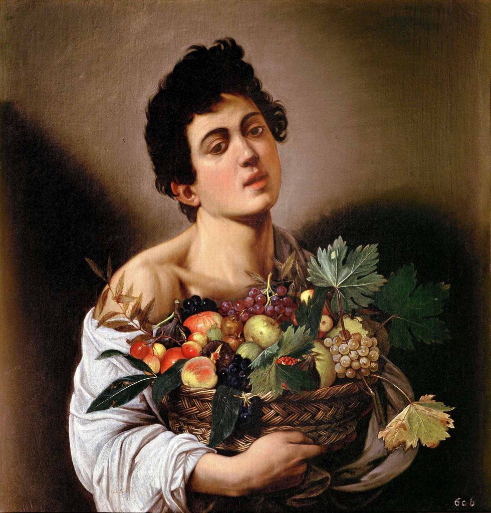 Boy with a Basket of Fruit by Caravaggio