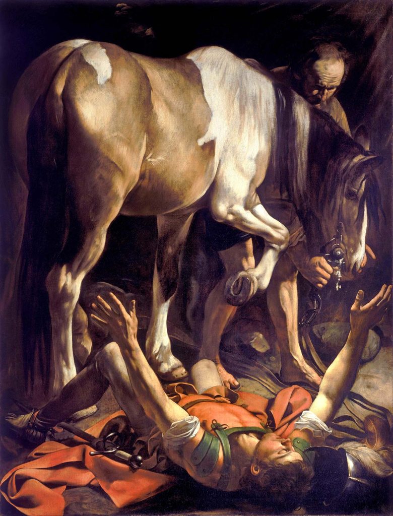 Conversion of the St. Paul on the Way to Damascus by Caravaggio