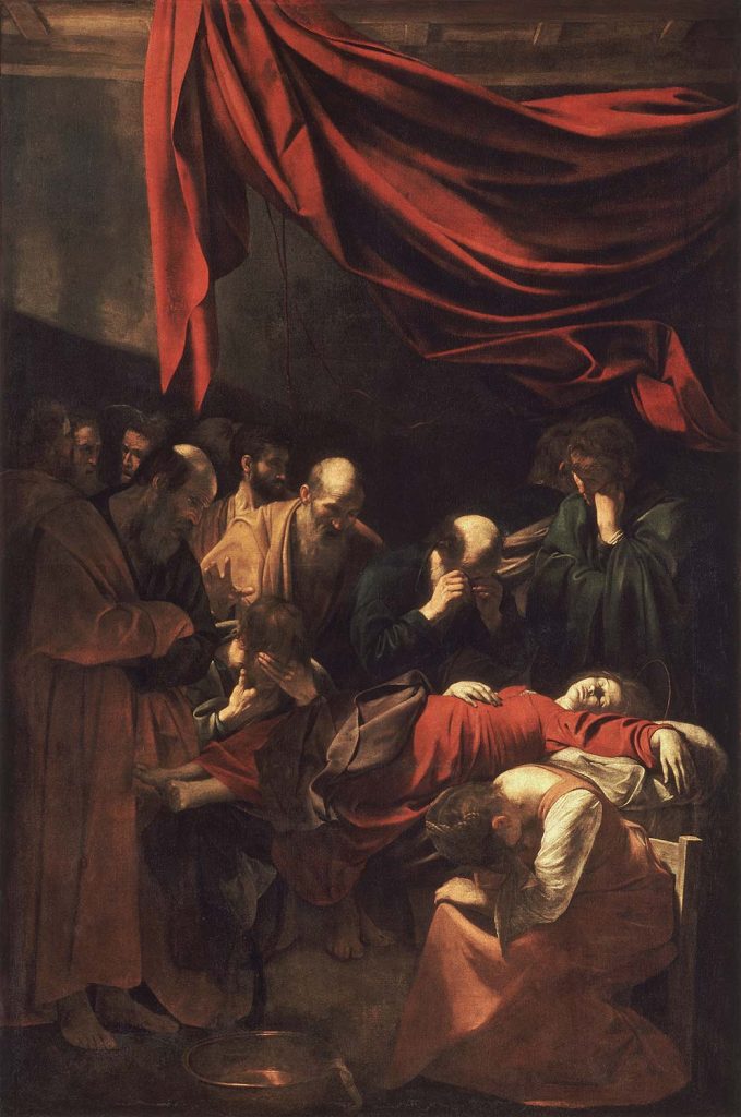 The Death of the Virgin by Caravaggio