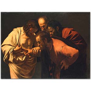 Incredulity of Saint Thomas by Caravaggio