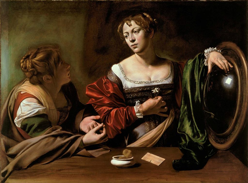 Martha and Mary Magdalene by Caravaggio