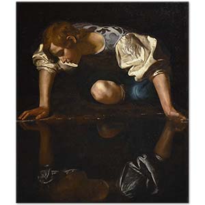 Narcissus by Caravaggio
