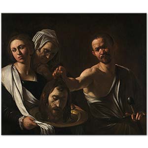 Salome Receives The Head Of John The Baptist by Caravaggio