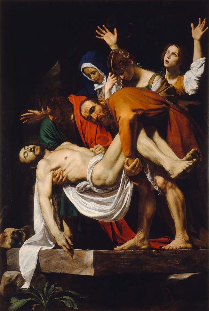 The Entombment of Christ by Caravaggio