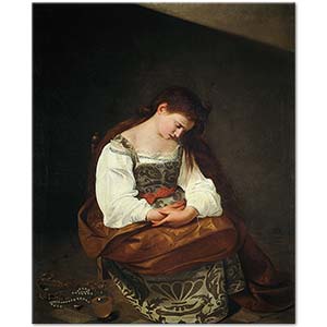 The Penitent Mary Magdalene by Caravaggio