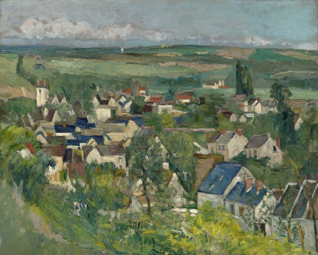 Auvers Panoramic View by Paul Cézanne