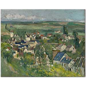 Auvers Panoramic View by Paul Cézanne