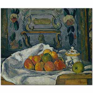 Dish of Apples by Paul Cézanne