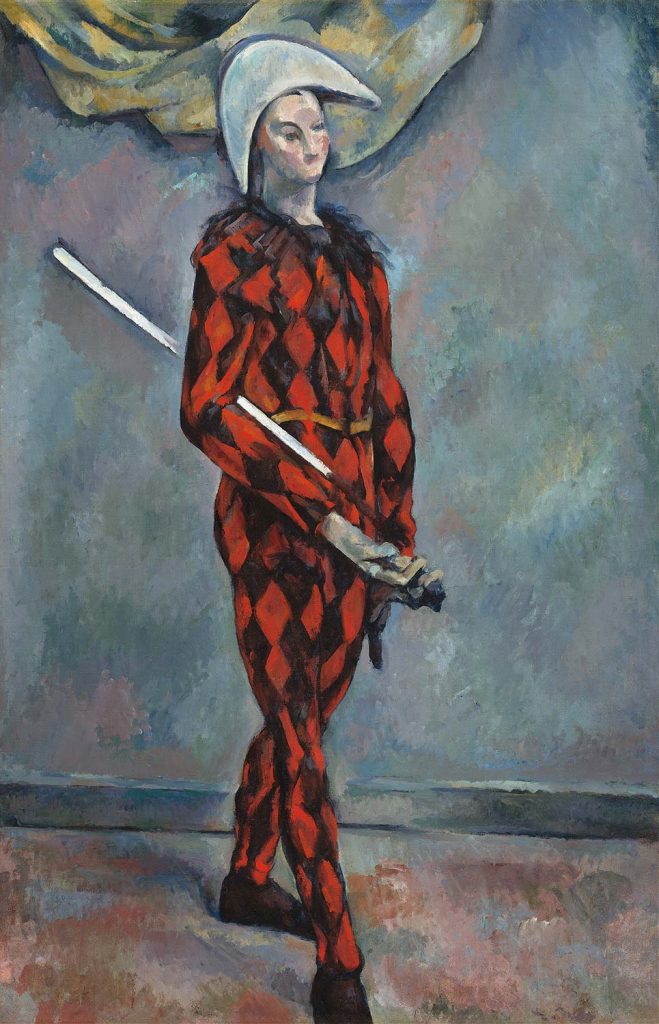 Harlequin by Paul Cézanne