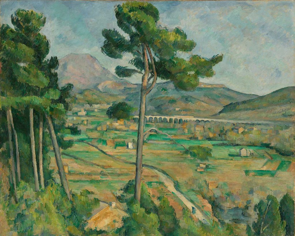 Mont Sainte-Victoire and the Viaduct of the Arc River Valley by Paul Cézanne