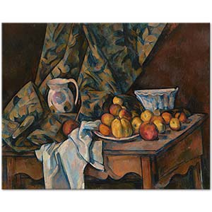 Still Life with Apples and Peaches by Paul Cézanne