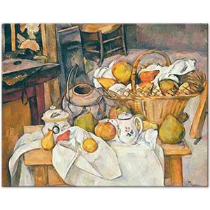 Kitchen Table by Paul Cézanne