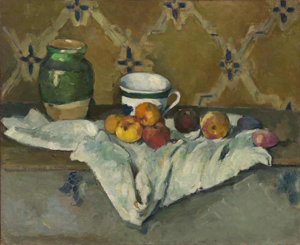 Still Life with Jar Cup and Apples by Paul Cézanne