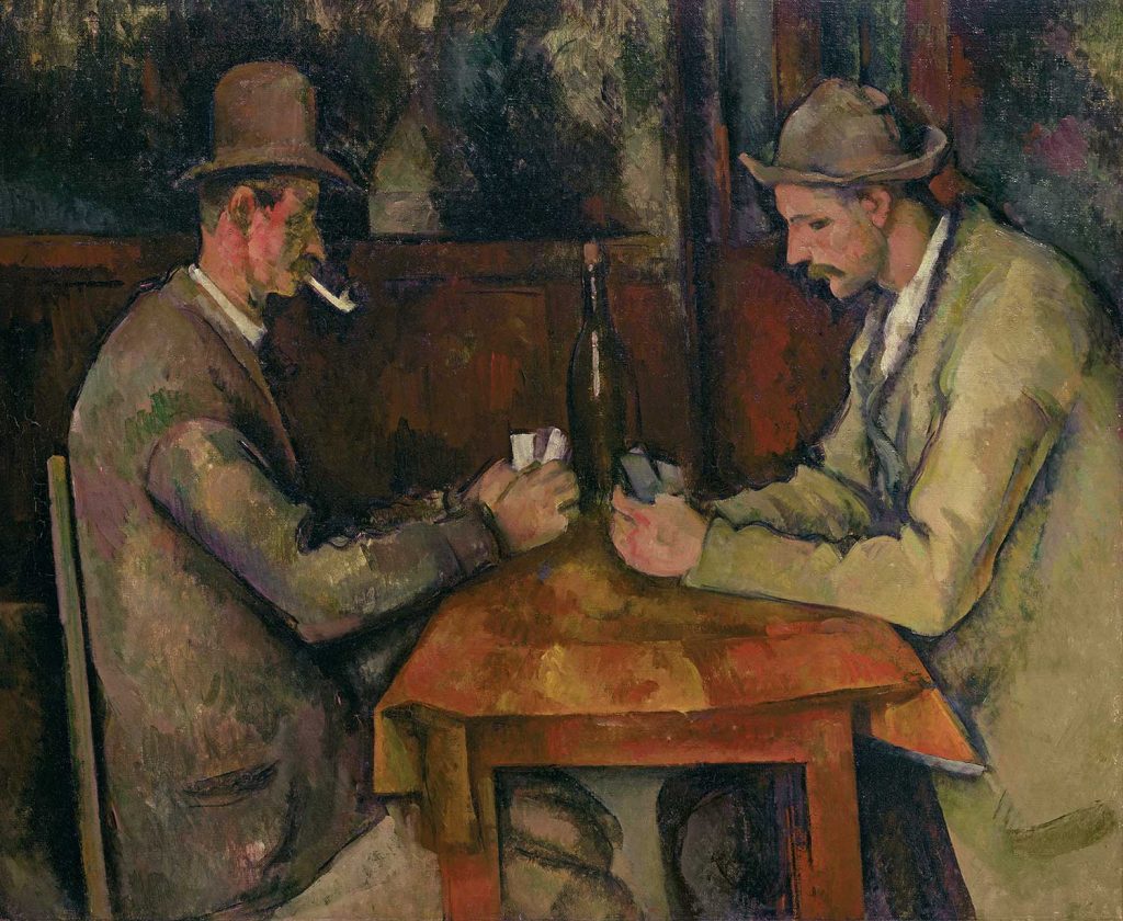 The Card Players by Paul Cézanne