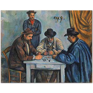 The Card Players by Paul Cézanne