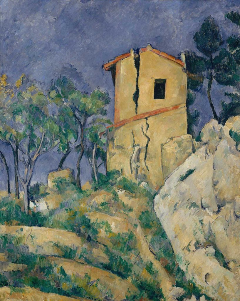 The House with the Cracked Walls by Paul Cézanne