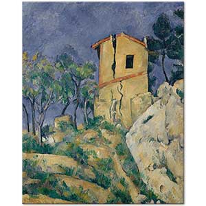 The House with the Cracked Walls by Paul Cézanne