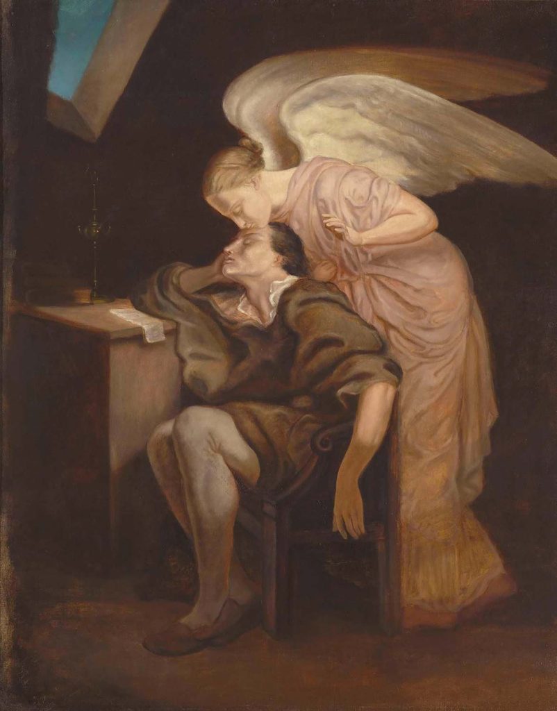 The Kiss of the Muse (after Frillié) by Paul Cézanne