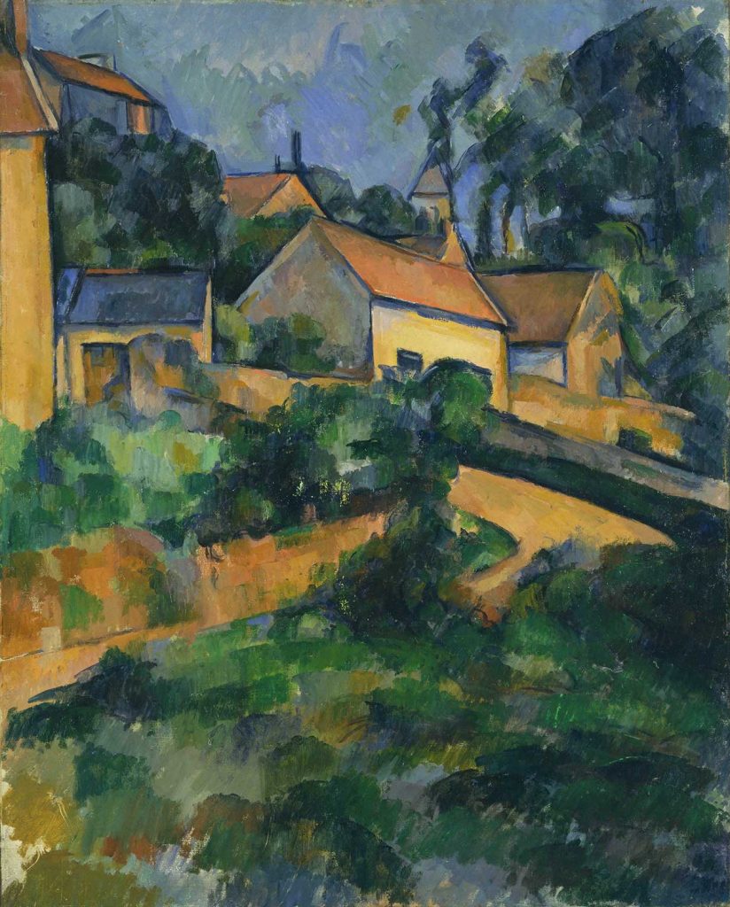 Turning Road at Montgeroult by Paul Cézanne