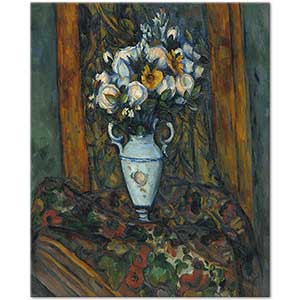 Vase of Flowers by Paul Cézanne