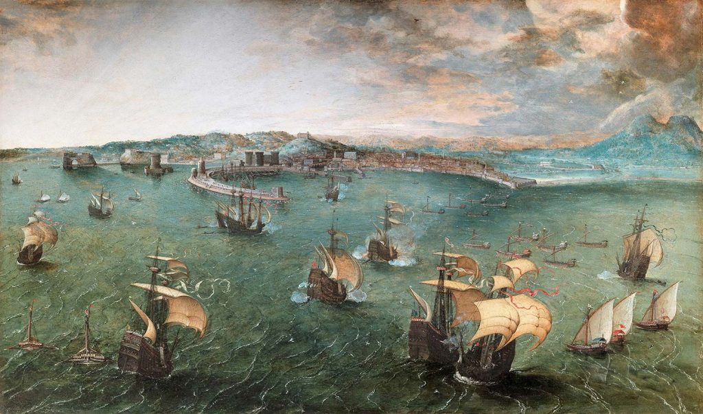 Battle in the Bay of Naples by Pieter Bruegel the Elder
