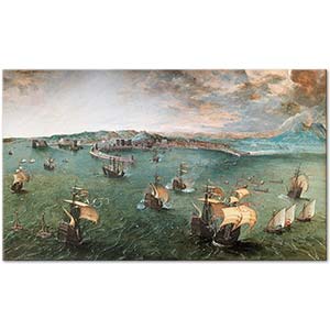 Battle in the Bay of Naples by Pieter Bruegel the Elder