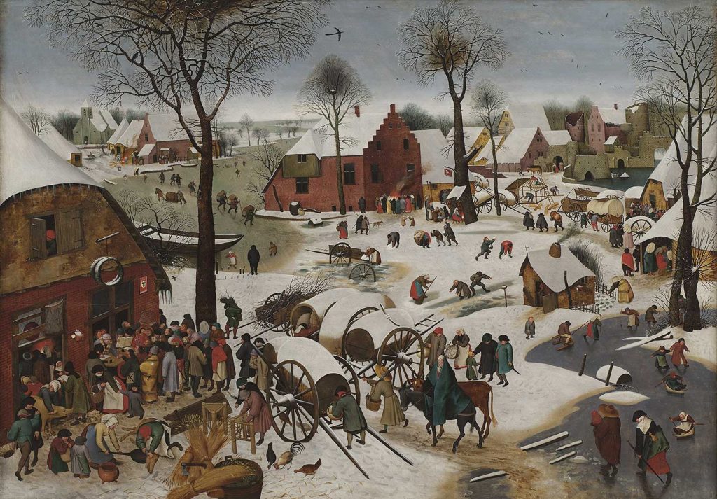 The Census at Bethlehem by Pieter Bruegel the Elder