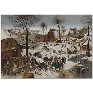 The Census at Bethlehem by Pieter Bruegel the Elder