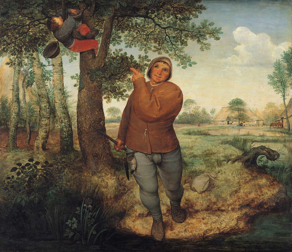 The Peasant and the Nest Robber by Pieter Bruegel the Elder