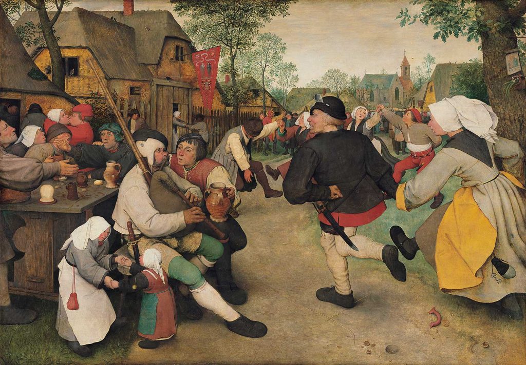 The Peasant Dance by Pieter Bruegel the Elder