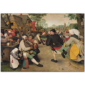 The Peasant Dance by Pieter Bruegel the Elder