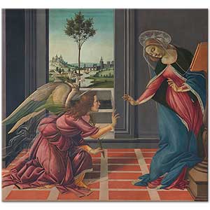 Annunciation by Sandro Botticelli