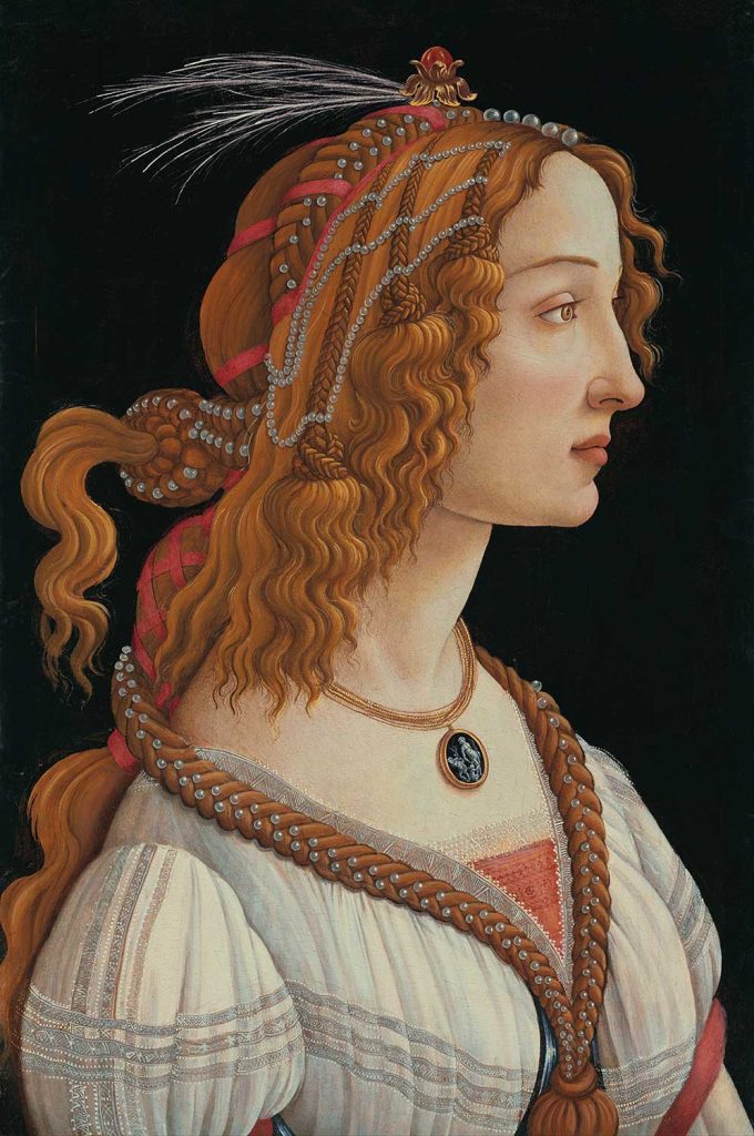 Idealised Portrait of a Lady by Sandro Botticelli